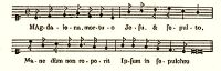 MAgdalena, mortuo Jesu, & sepulto.
